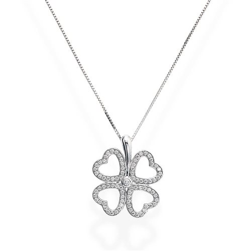 Collana Amen Donna Romance in Argento Zirconia CLPBQUBZ - CLPBQUBZ